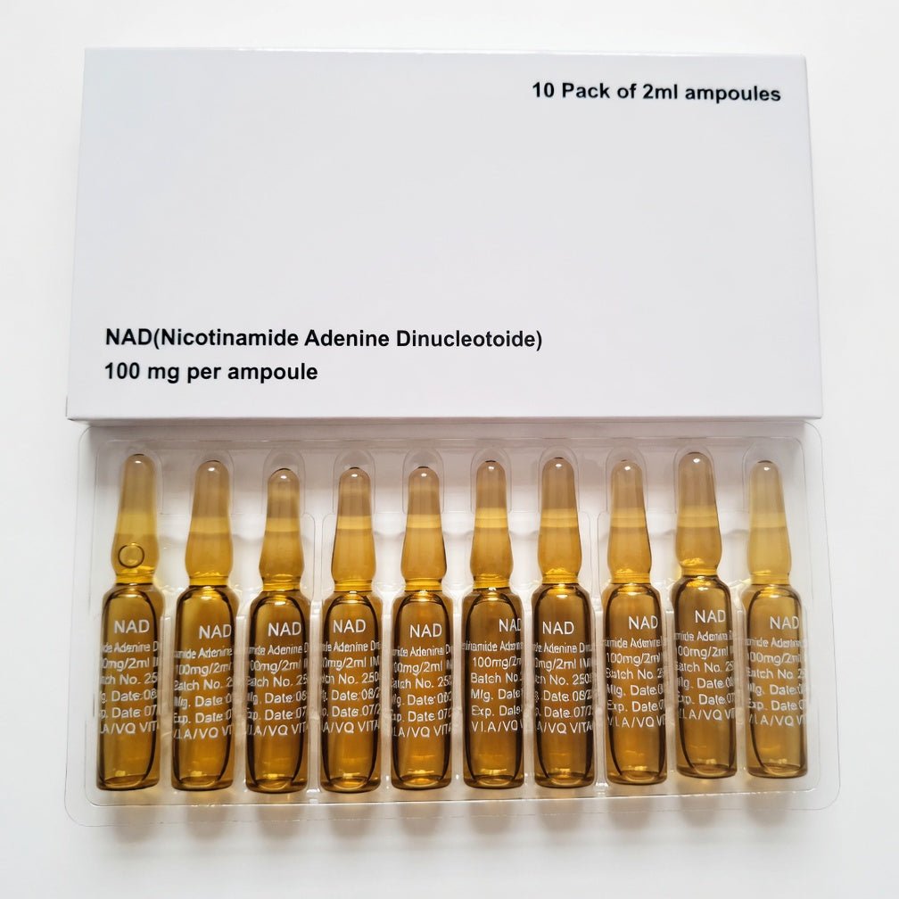NAD+ Ampoules 10 Pack (100mg) IM - VIAVQ VITAMIN