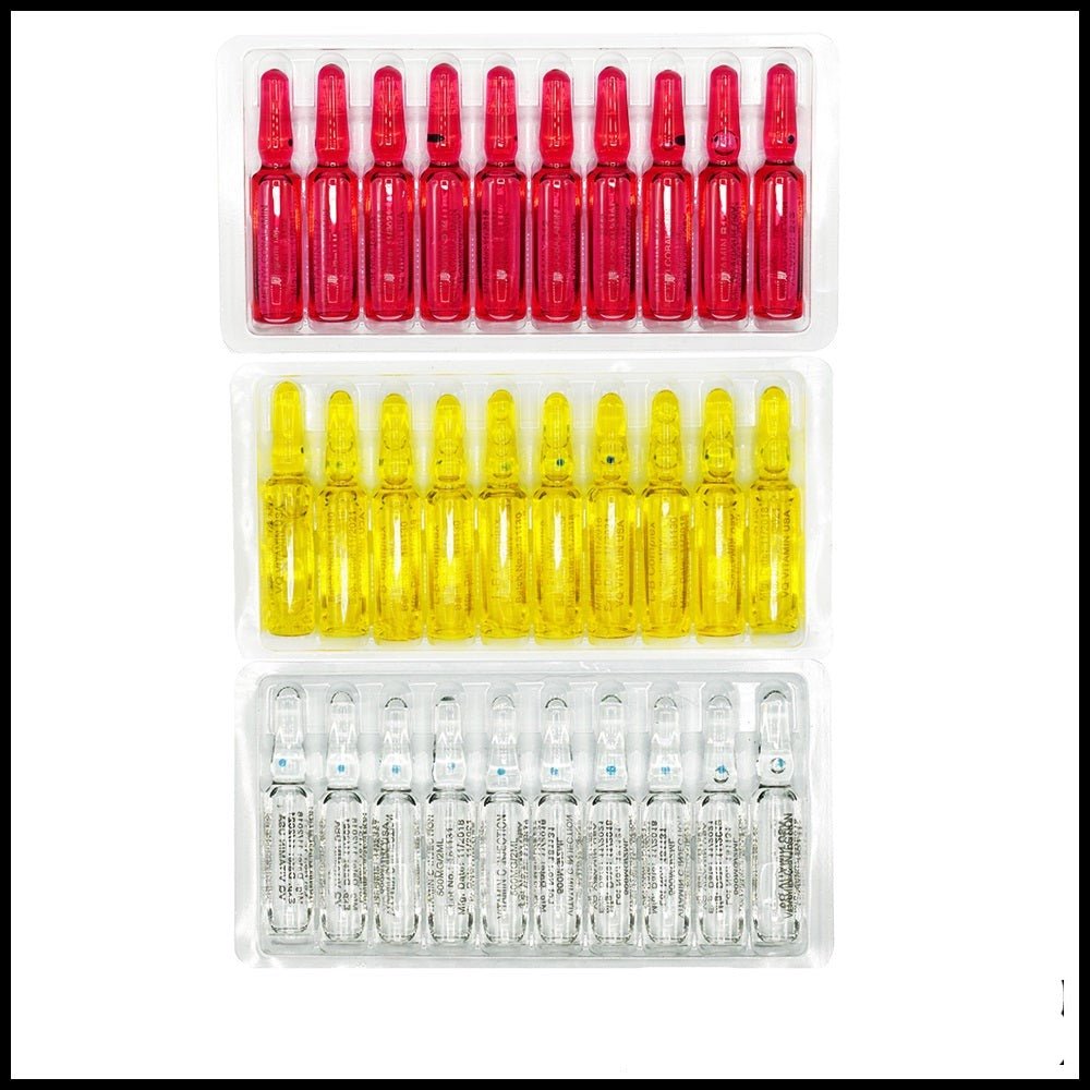 3 box Combo Pack 1 Vitamin B12+1 Vitamin C +1 Lipotropic B Complex - VIAVQ VITAMIN